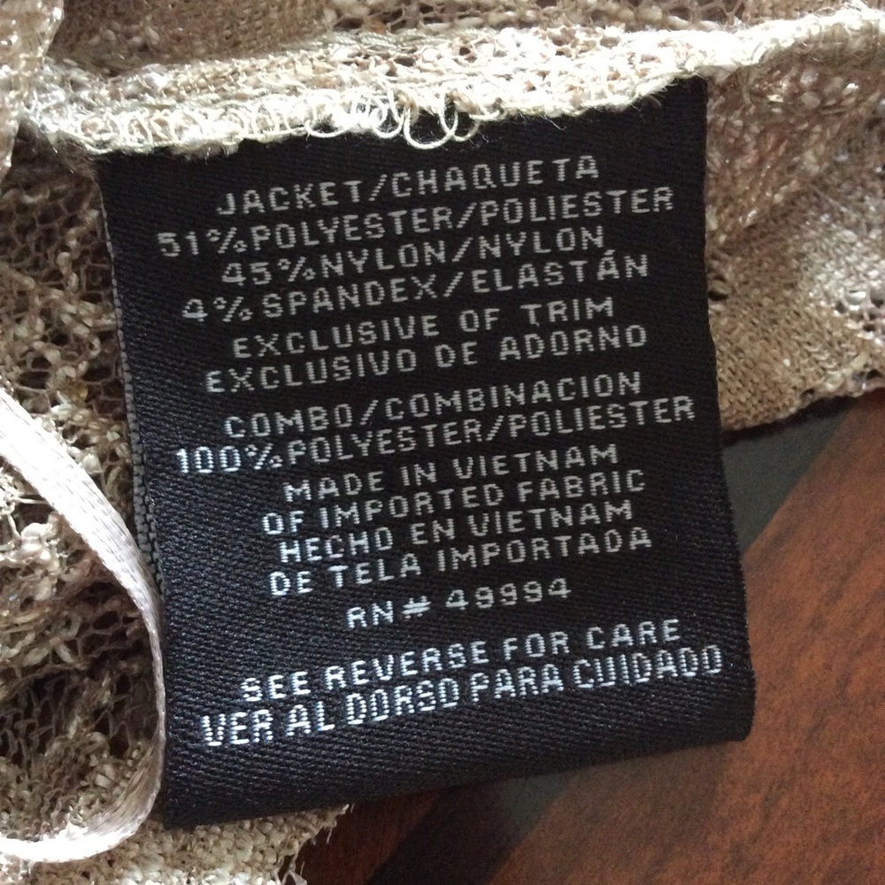 R&M Richards Sequin Lace Sheath Dress & Jacket - Picture 5 of 6